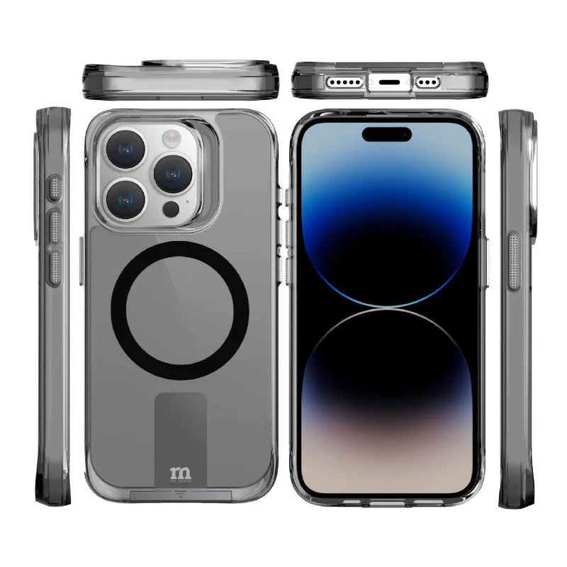 Redmonster iPhone 15 Pro Max (6.7“) Pure Mag-A Stand Grey Armour Tough Naked Hard - Image 3