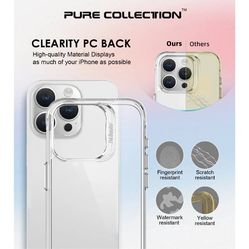 Redmonster iPhone 15 Pro Max (6.7“) Pure Shield Clear Armour Tough Naked Hard - Image 4