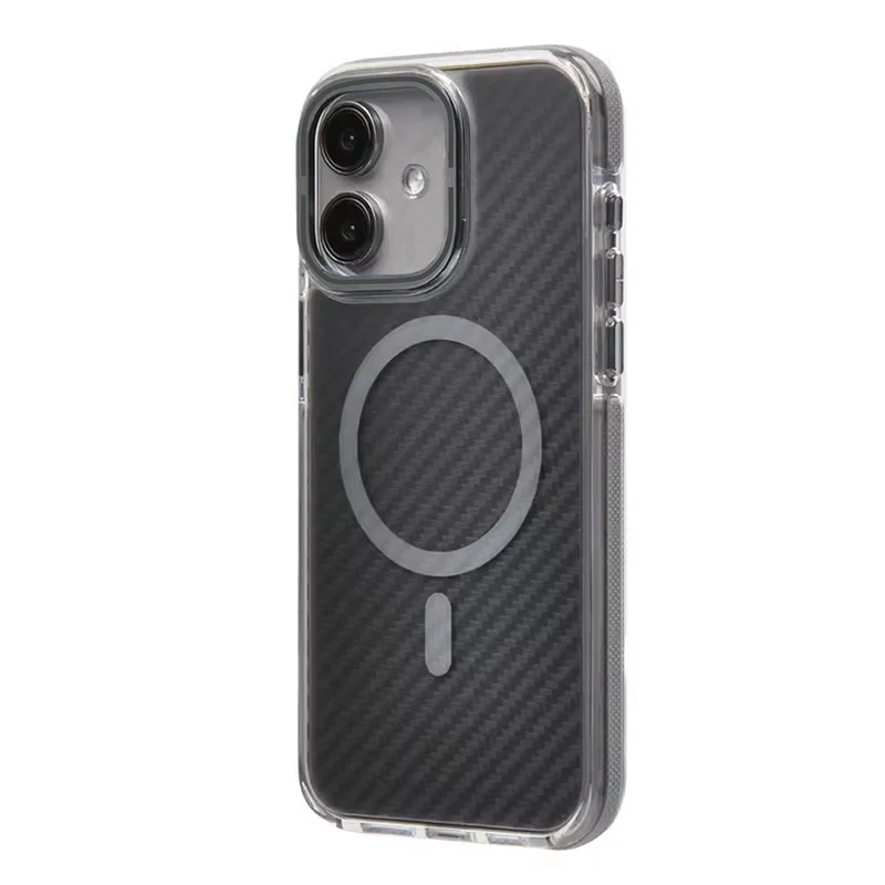 Redmonster iPhone 16 6.1 (2024) ATN Hard Hybrid Air Stand Fiber - Silver - Image 5