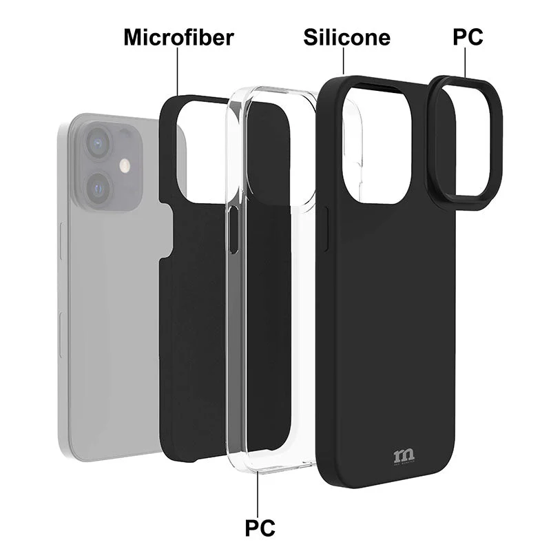 Redmonster iPhone 16 6.1 (2024) ATN Soft Hybrid Air Silicon Black - Image 5