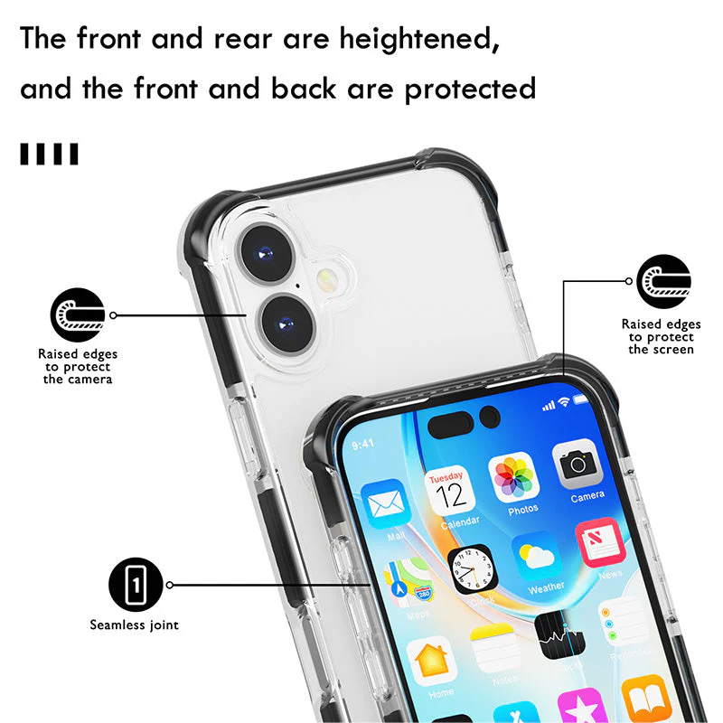 Redmonster iPhone 16 Plus 6.7 (2024) ATN Hard Hybrid Tech Mag Black - Image 6