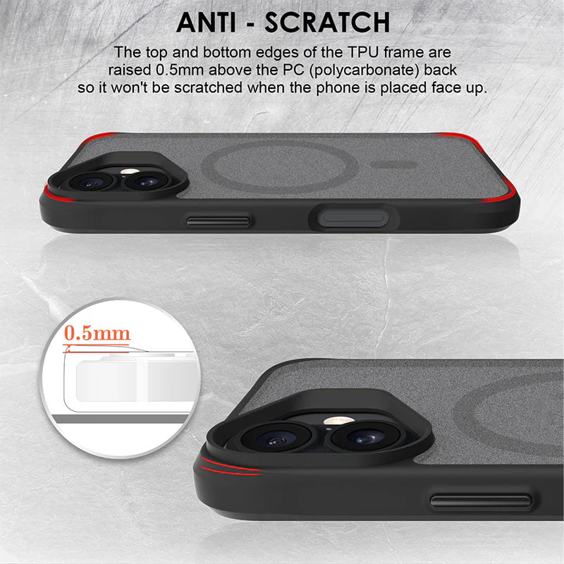 Redmonster iPhone 16 Plus 6.7 (2024) ATN Hard Pure Shield Mag - Frost - Image 7