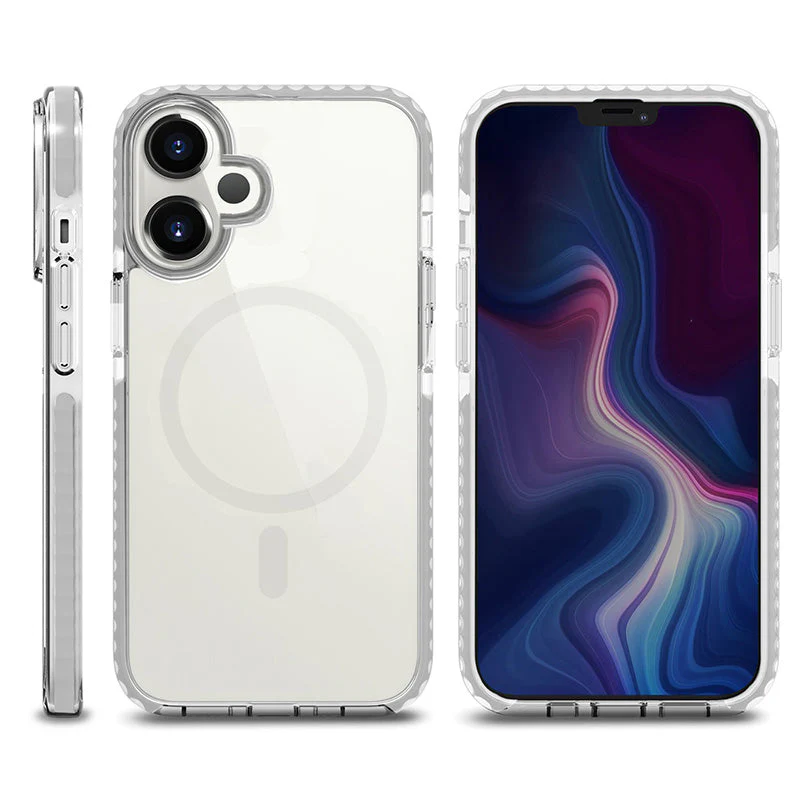 Redmonster iPhone 16 Plus 6.7 (2024) ATN Soft Hybrid Air Mag - White - Image 4