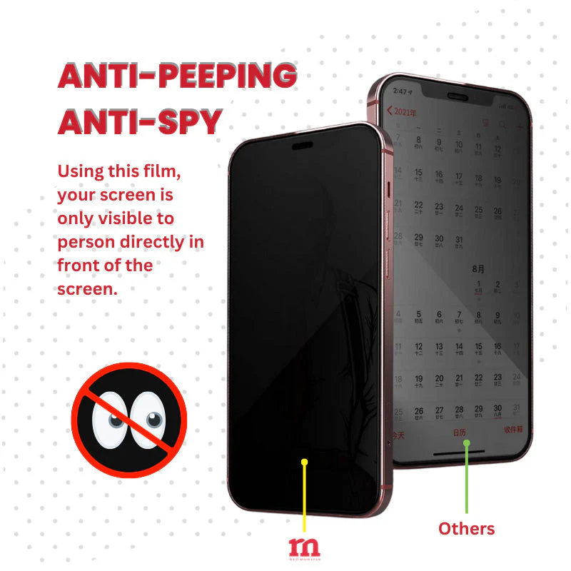 Redmonster iPhone 16 Plus 6.7 (2024) Full HD Privacy TGP - Image 3