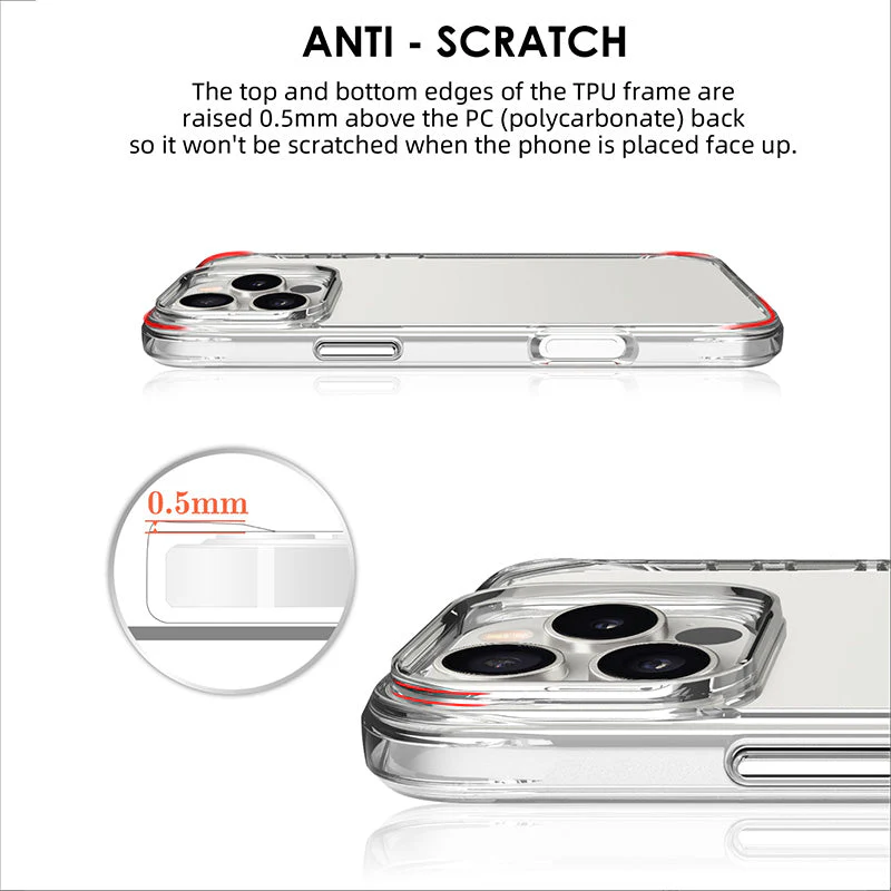 Redmonster iPhone 16 Pro 6.3 (2024) ATN Hard Pure Shield Clear - Image 8