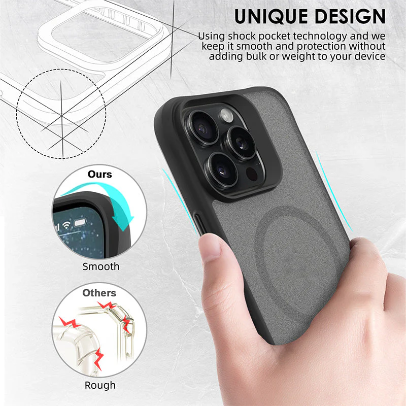 Redmonster iPhone 16 Pro 6.3 (2024) ATN Hard Pure Shield Mag - Frost - Image 3