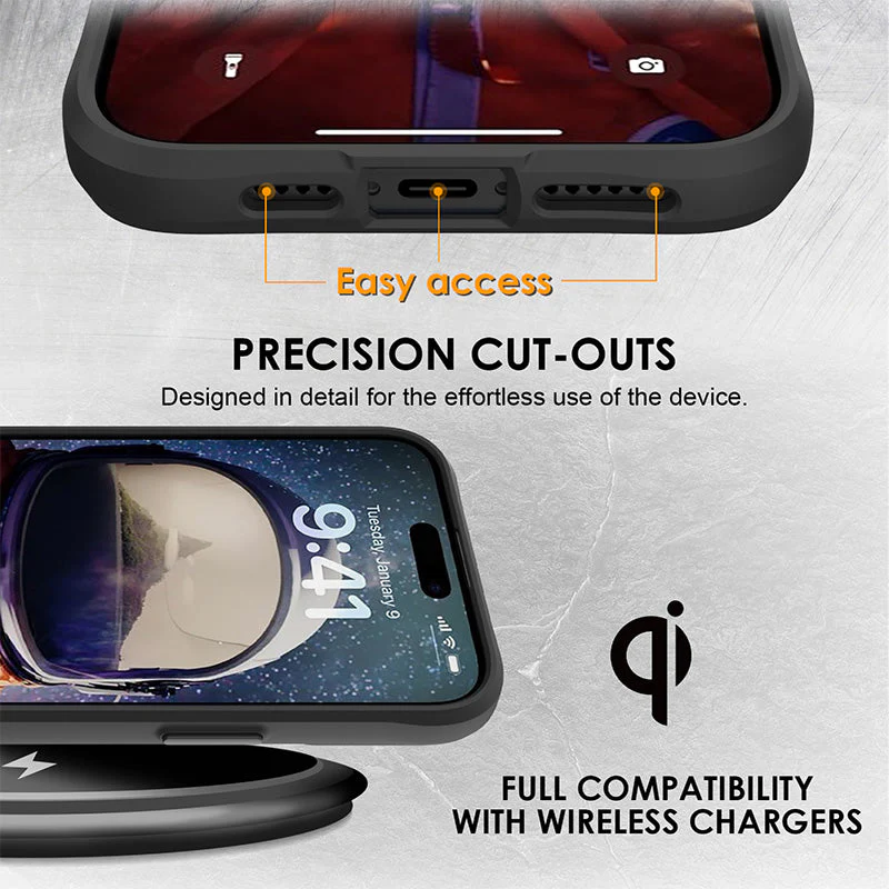 Redmonster iPhone 16 Pro 6.3 (2024) ATN Hard Pure Shield Mag - Frost - Image 5