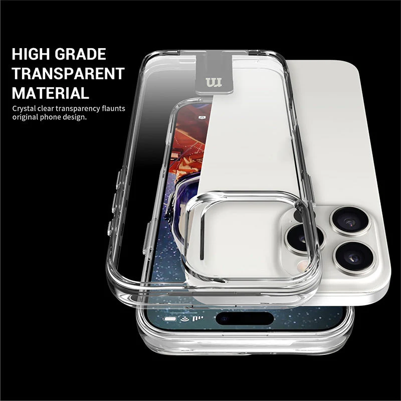 Redmonster iPhone 16 Pro 6.3 (2024) ATN Hard Pure Stand Clear - Image 3