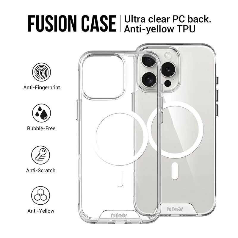 Redmonster iPhone 16 Pro 6.3 (2024) ATN Hard Space Mag Clear - Image 2