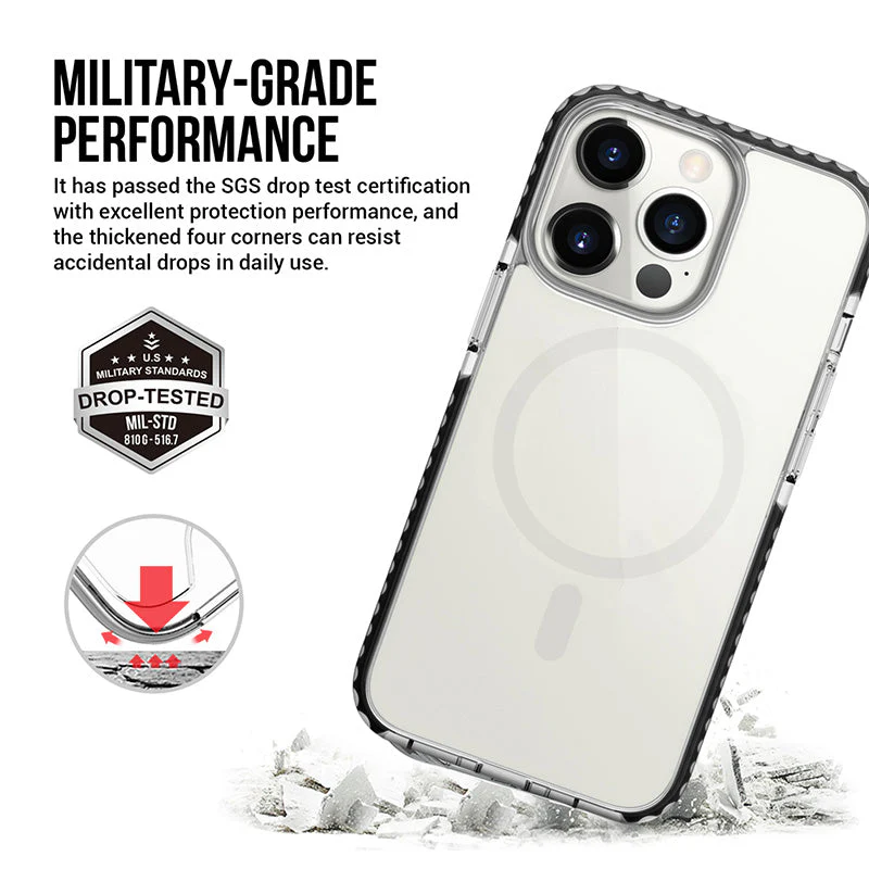 Redmonster iPhone 16 Pro 6.3 (2024) ATN Soft Hybrid Air Mag - Black - Image 2