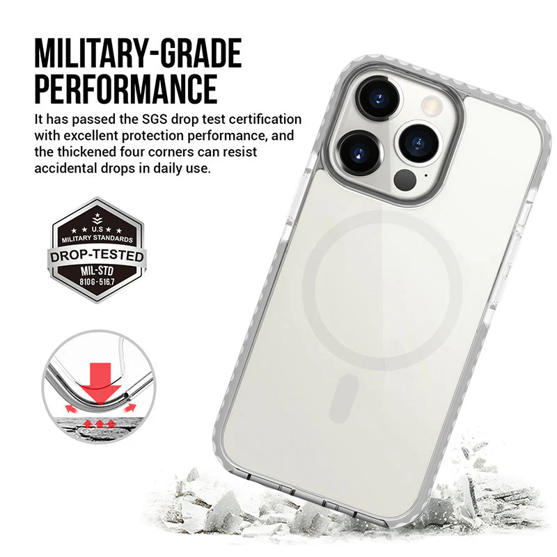 Redmonster iPhone 16 Pro 6.3 (2024) ATN Soft Hybrid Air Mag - White - Image 3