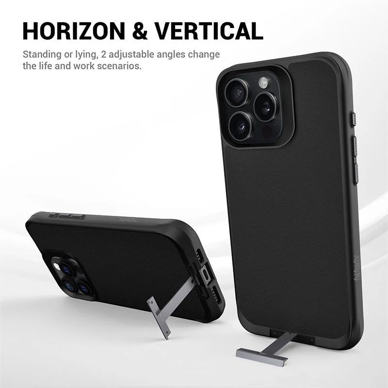 Redmonster iPhone 16 Pro Max 6.9 (2024) ATN Hard Pure Stand Mag - Black - Image 2