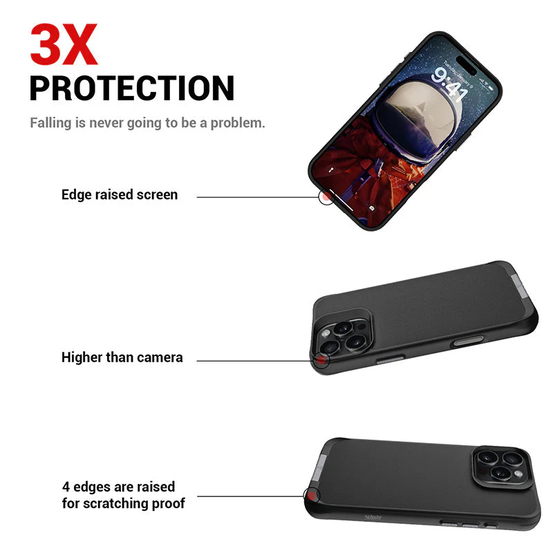 Redmonster iPhone 16 Pro Max 6.9 (2024) ATN Hard Pure Stand Mag - Black - Image 4