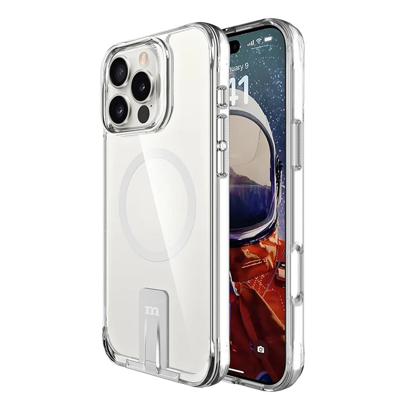 Redmonster iPhone 16 Pro Max 6.9 (2024) ATN Hard Pure Stand Mag - Clear - Image 3