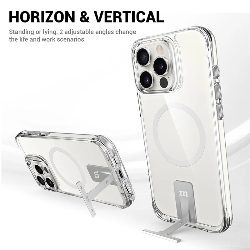 Redmonster iPhone 16 Pro Max 6.9 (2024) ATN Hard Pure Stand Mag - Clear - Image 4