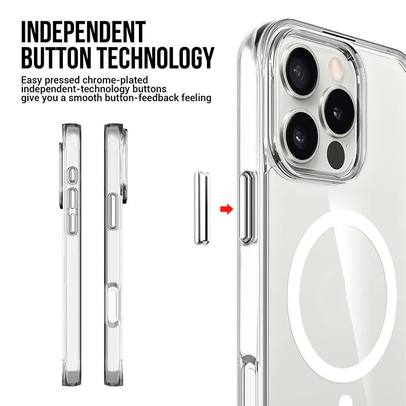 Redmonster iPhone 16 Pro Max 6.9 (2024) ATN Hard Space Mag Clear - Image 5