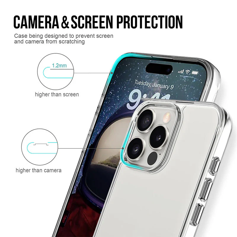 Redmonster iPhone 16 Pro Max 6.9 (2024) ATN Hard Space Shield Clear - Image 5