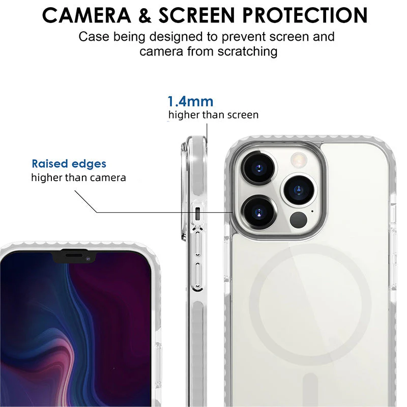 Redmonster iPhone 16 Pro Max 6.9 (2024) ATN Soft Hybrid Air Mag - White - Image 4
