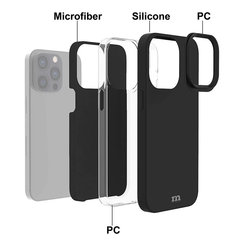 Redmonster iPhone 16 Pro Max 6.9 (2024) ATN Soft Hybrid Air Silicon Black - Image 5