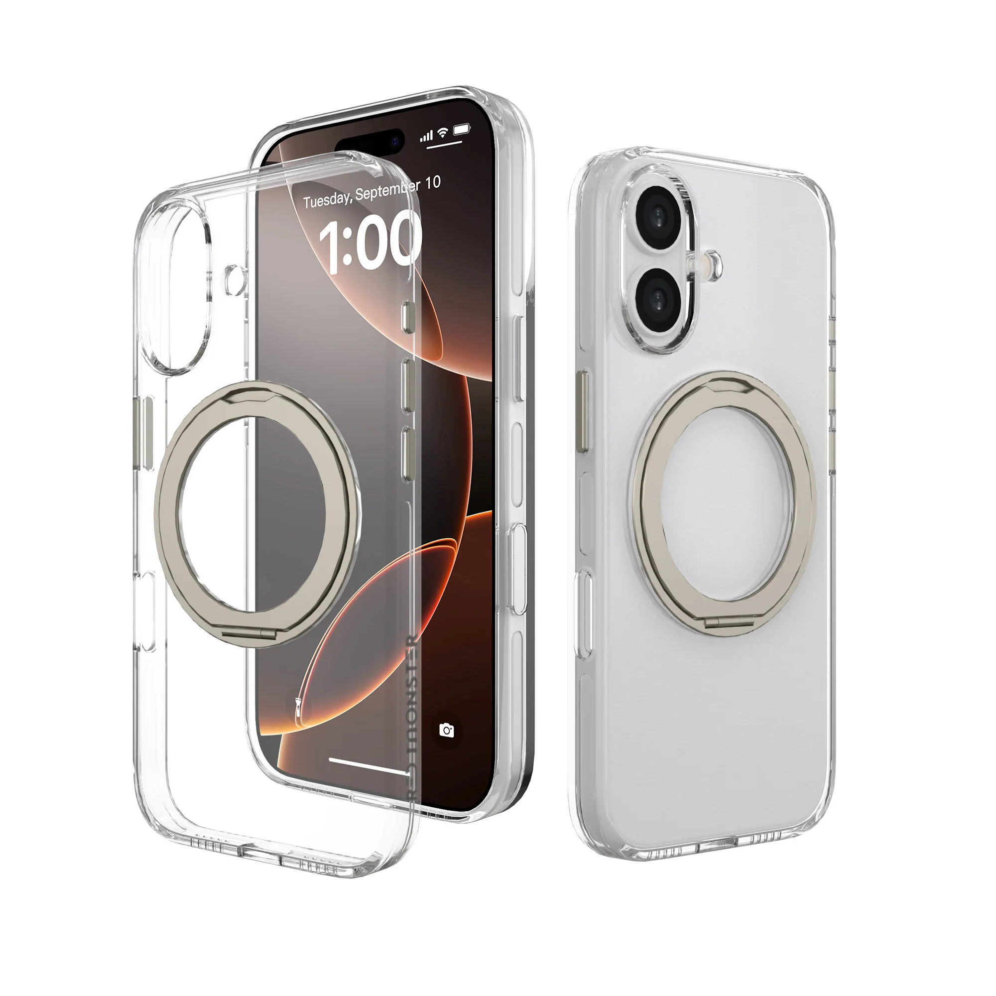 Redmonster iPhone 17 6.3 (2025) Gassan M 360 Gun Metal - Image 4