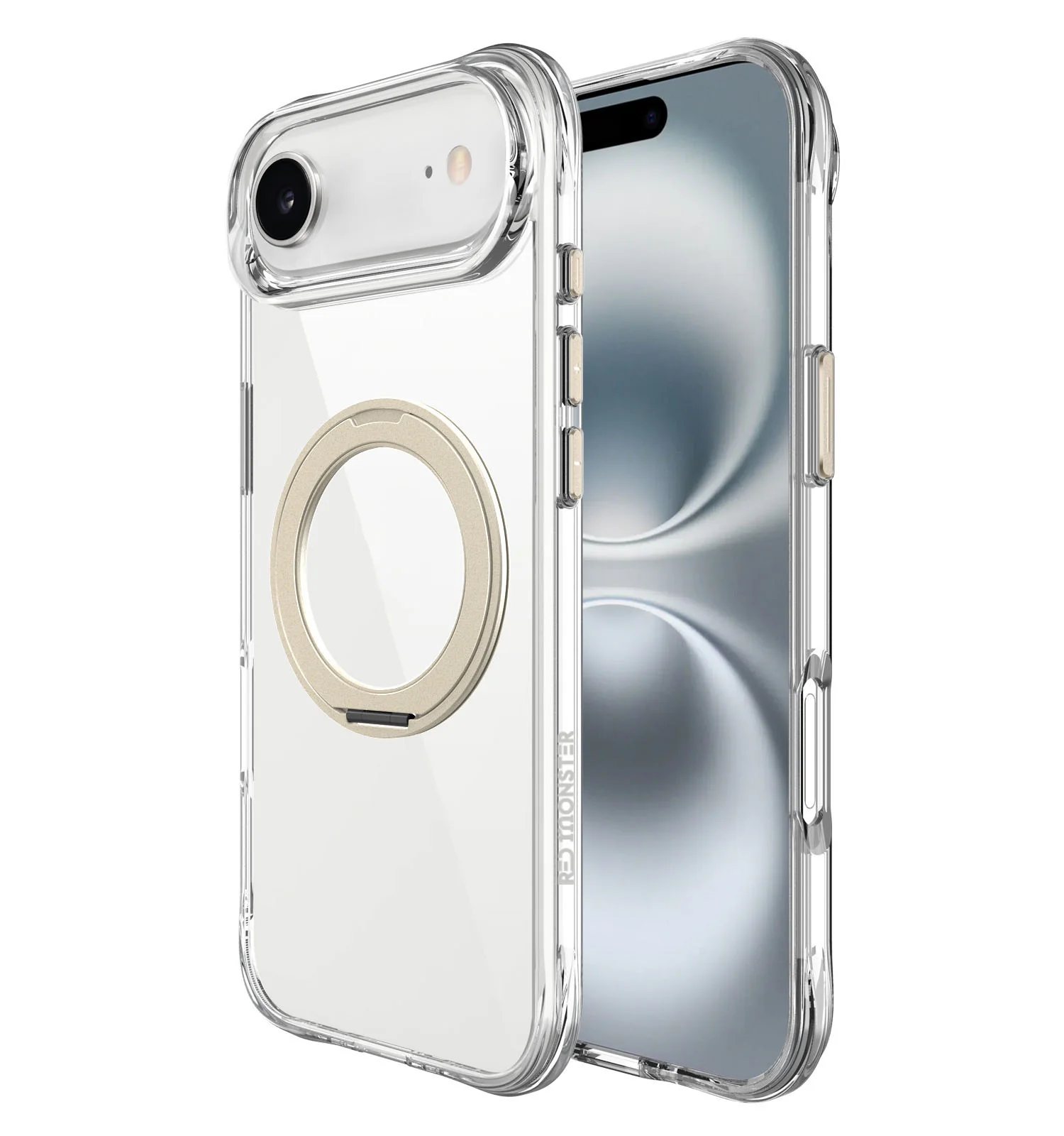 Redmonster iPhone 17 Air 6.5 (2025) Basic M 360 Clear Titanium - Image 2