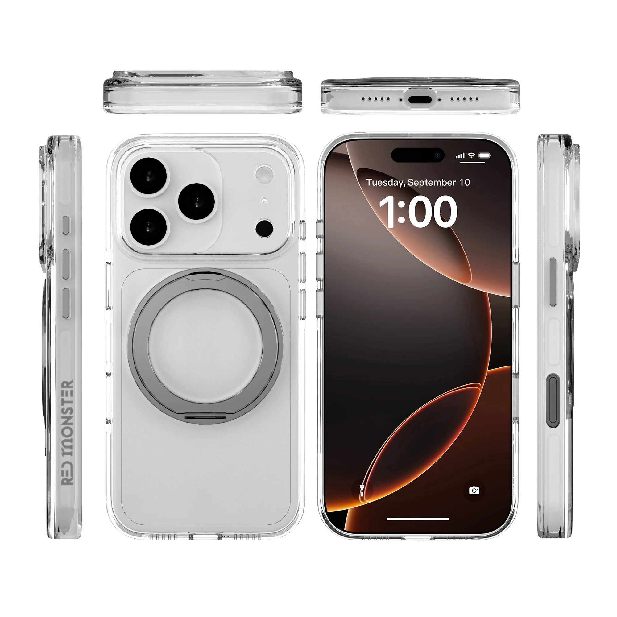 Redmonster iPhone 17 Pro 6.3 (2025) Gassan M 360 Gun Metal