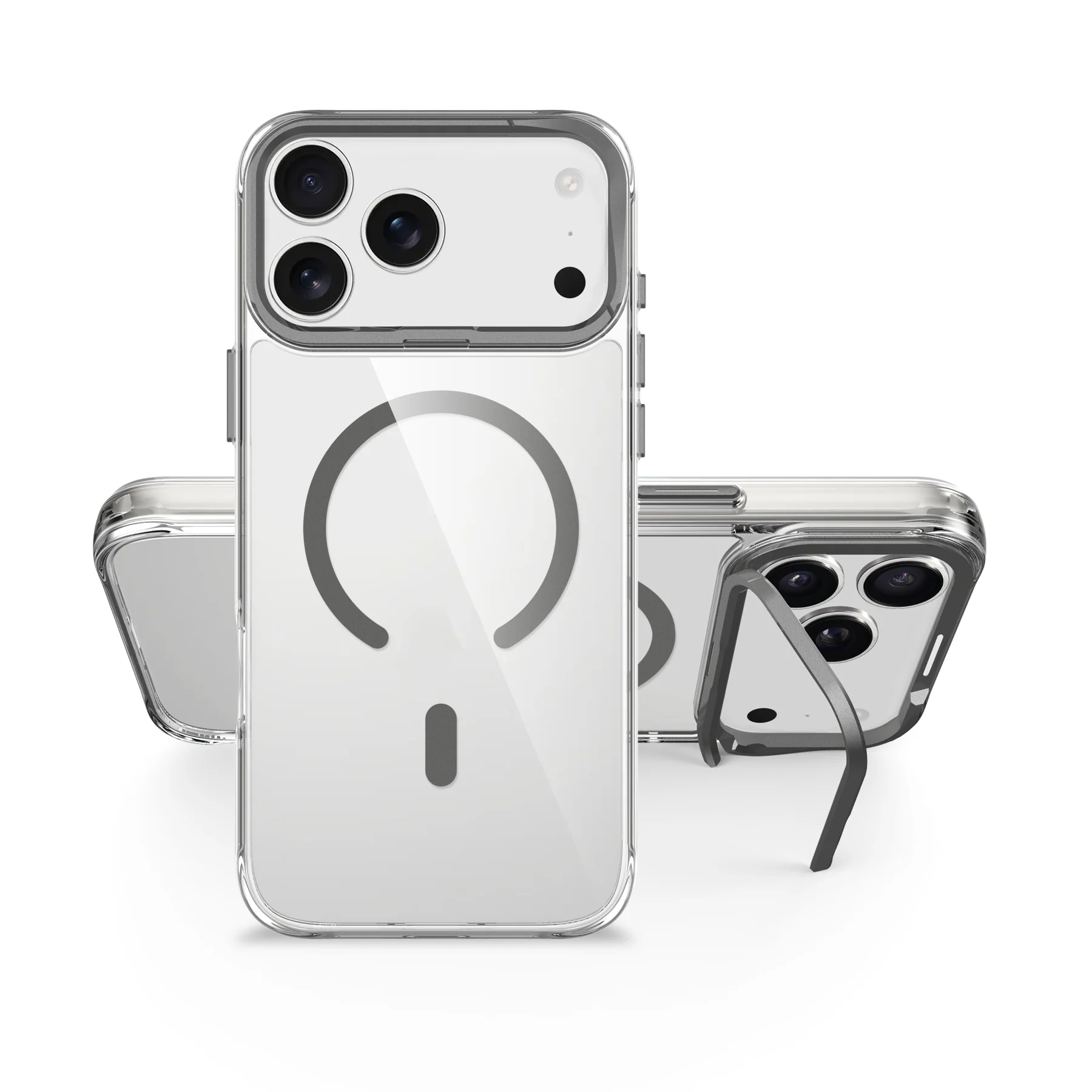 Redmonster iPhone 17 Pro Max 6.9 (2025) Basic M Stand Gun Metal - Image 4