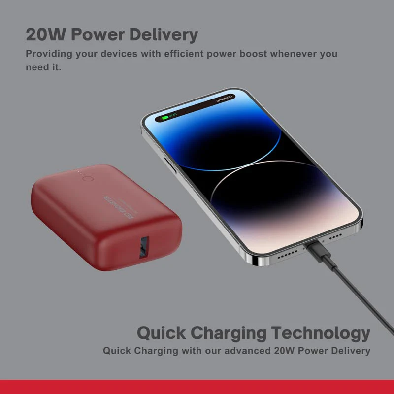 Redmonster Thunder Up+ Mini 10000mAh PD20W Power Bank (Black) - Image 7