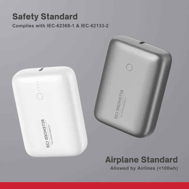 Redmonster Thunder Up+ Mini 10000mAh PD20W Power Bank (Grey) - Image 7