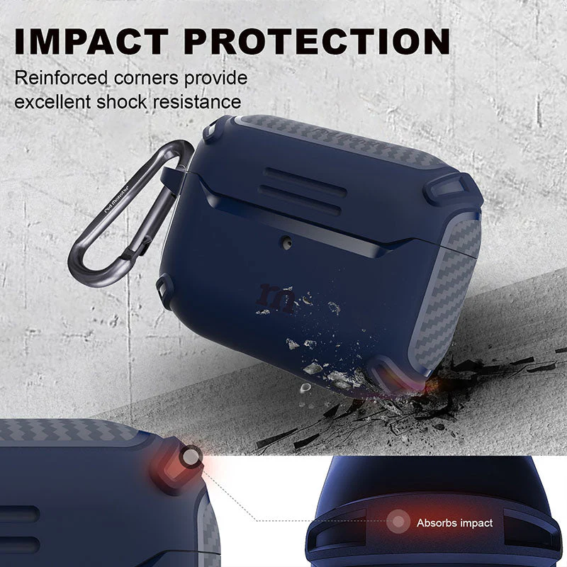 Redmonster Tough Naked Case For AirPods 3rd Generation (Blue) - Image 2