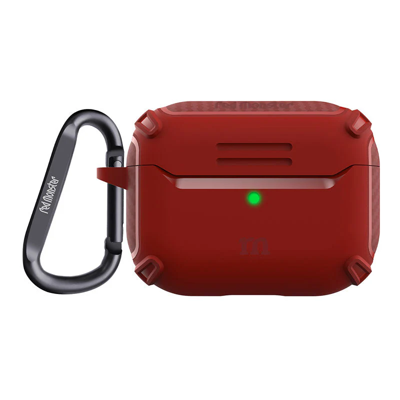Redmonster Tough Naked Case For AirPods 3rd Generation (Red) - Image 4