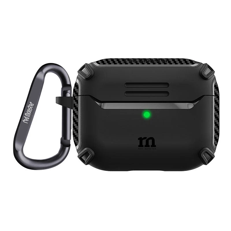 Redmonster Tough Naked Case For AirPods Pro (Black) - Image 5
