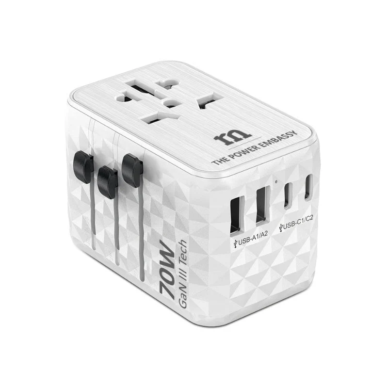 Redmonster World Plug Pro PD70W Universal Travel Adapter (White) - Image 2