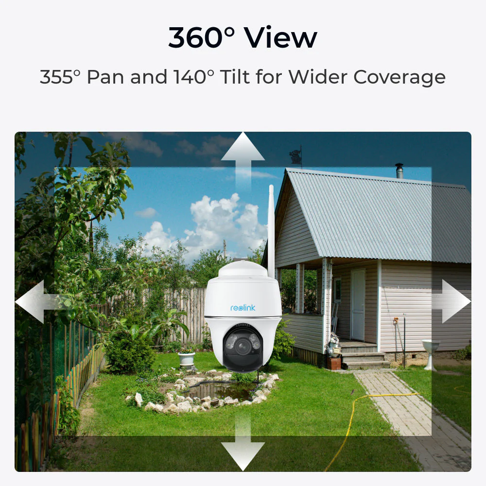 Reolink Argus PT 5MP Wi-Fi Solar Battery Camera - Image 8