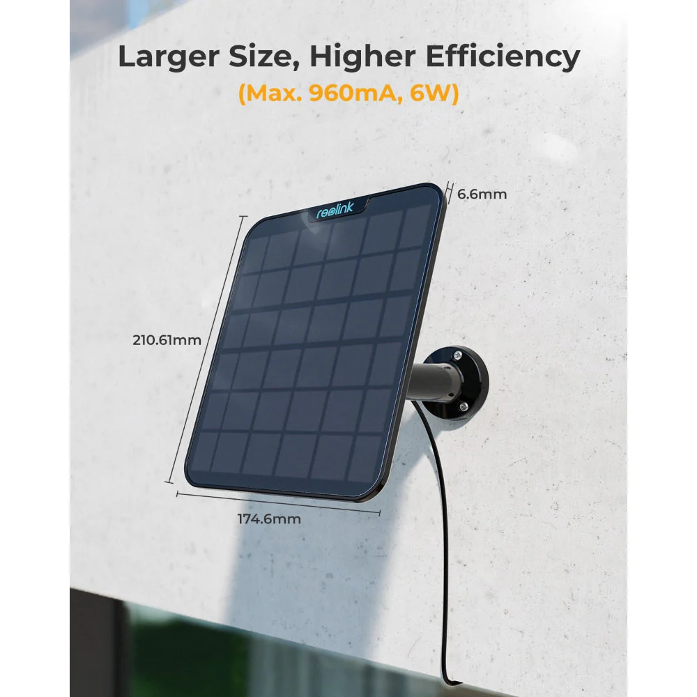 Reolink Solar Panel 2 (Black) - Image 3