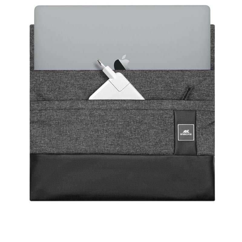 Rivacase Lantau Melange Ultrabook Sleeve 13.3'''', Black - Image 3