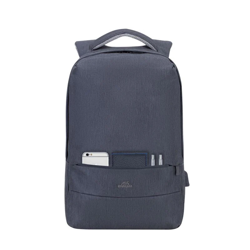 Rivacase Prater Anti-Theft Laptop backpack 15.6'''', D.Grey - Image 2
