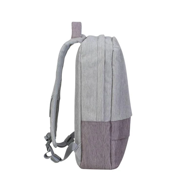 Rivacase Prater Anti-Theft Laptop backpack 15.6'''', Grey/Mocha - Image 7