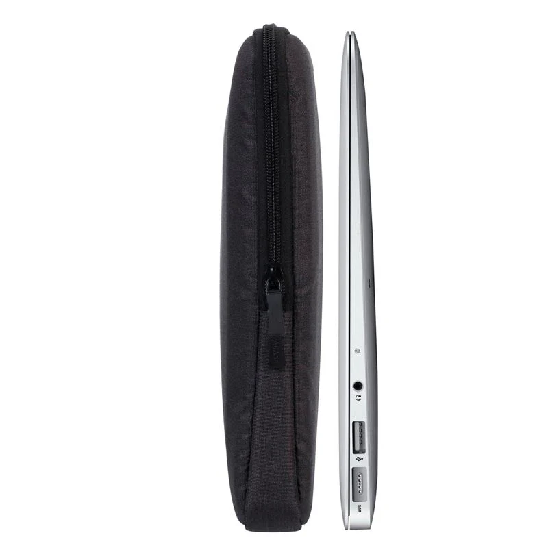 Rivacase Suzuka-ECO Laptop Sleeve 15.6'''', Black - Image 4