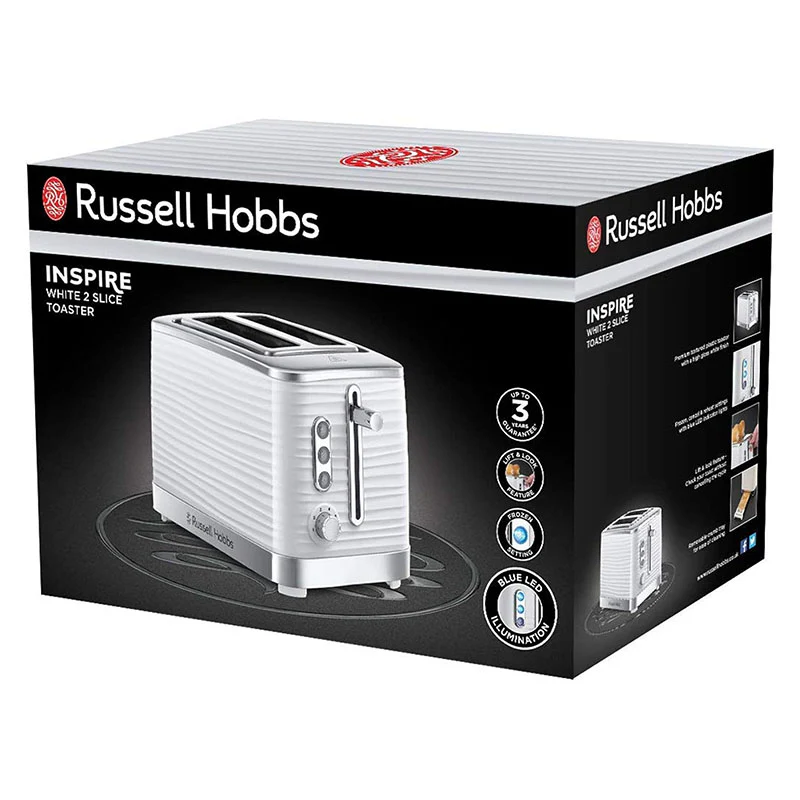 Russell Hobbs 24370-56 Inspire 2 Slice Toaster - Image 2