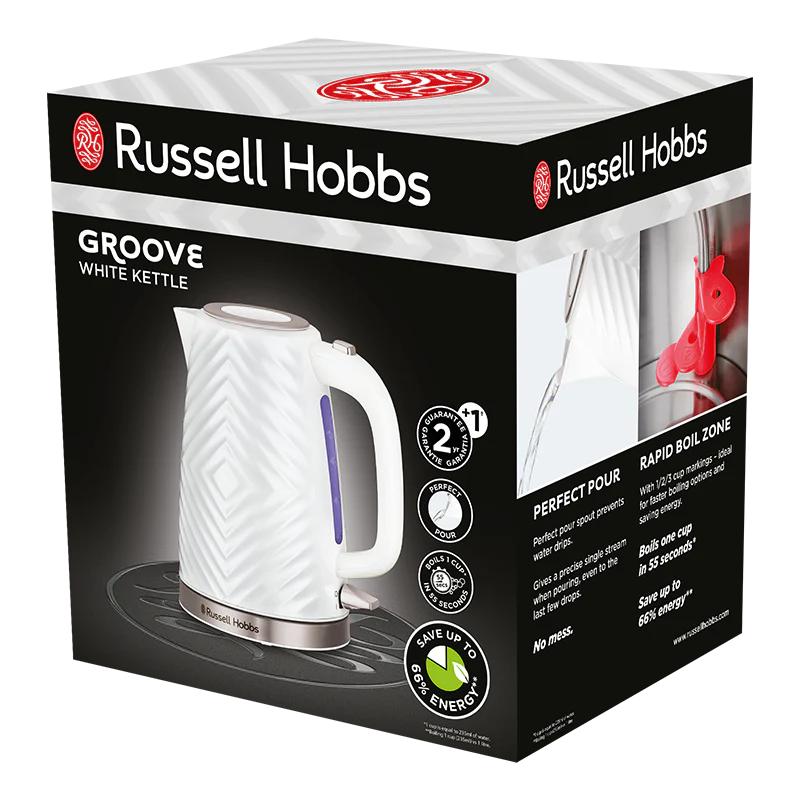 Russell Hobbs 26381-70 Groove Kettle - Image 4