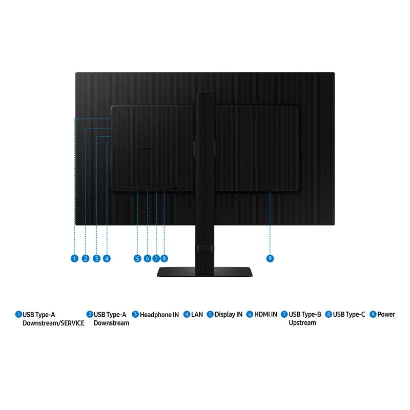 Samsung 27" Flat UHD Viewfinity S8 Monitor - Image 5