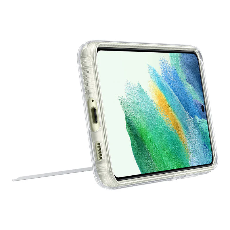Samsung EF-JG990CTEGWW Galaxy S21 FE 5G Clear Standing Cover (Clear) - Image 8