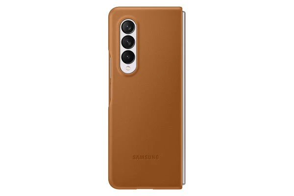 Samsung EF-VF926LAEGWW Galaxy Z Fold3 5G Leather Cover (Brown)