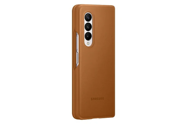Samsung EF-VF926LAEGWW Galaxy Z Fold3 5G Leather Cover (Brown) - Image 2
