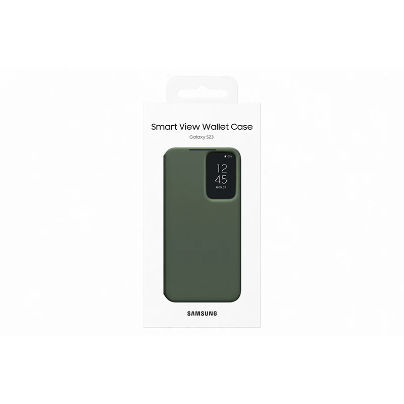 Samsung EF-ZS911CGEGWW Galaxy S23 Smart View Wallet Case (Green) - Image 3