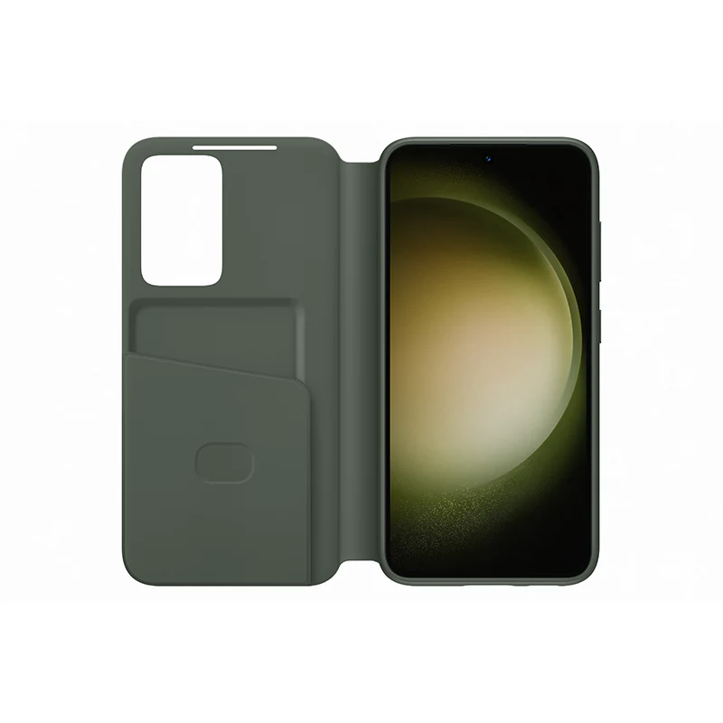 Samsung EF-ZS911CGEGWW Galaxy S23 Smart View Wallet Case (Green) - Image 5