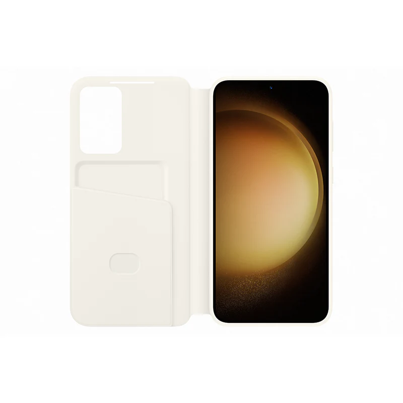 Samsung EF-ZS916CUEGWW Galaxy S23+ Smart View Wallet Case (Cream) - Image 4