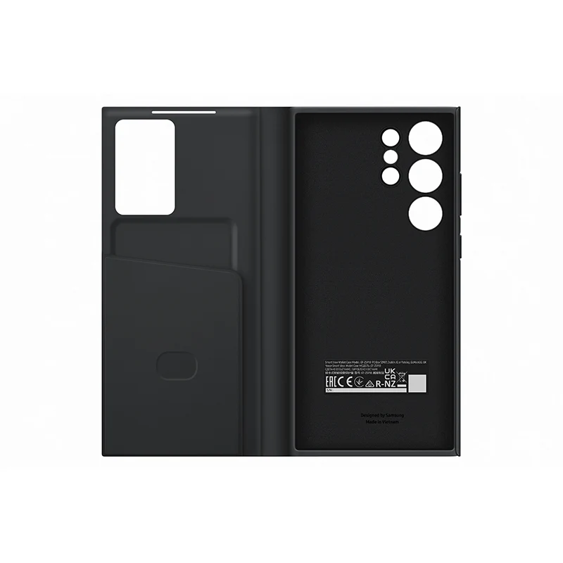 Samsung EF-ZS918CBEGWW Galaxy S23 Ultra Smart View Wallet Case (Black) - Image 2