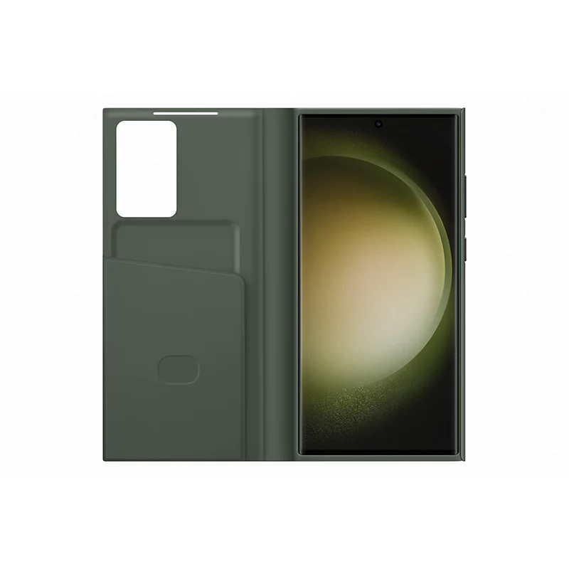 Samsung EF-ZS918CGEGWW Galaxy S23 Ultra Smart View Wallet Case (Green) - Image 3